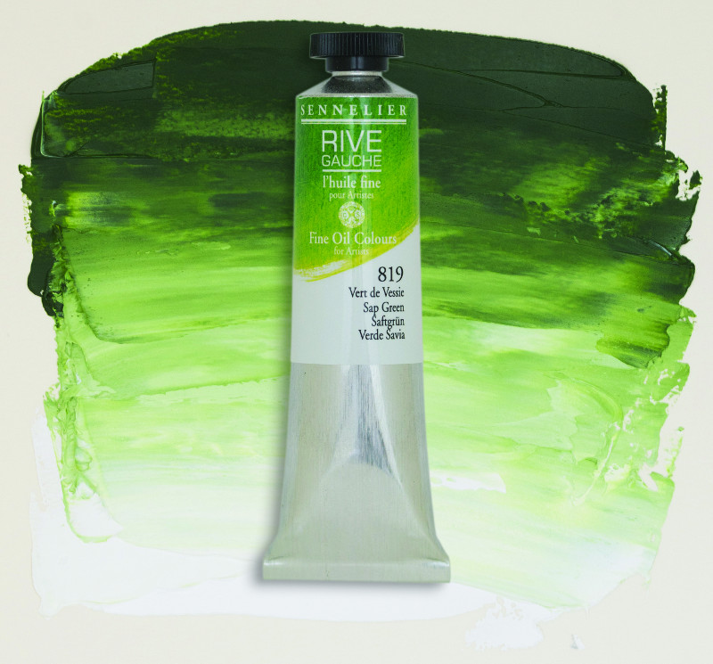 Image of Oljefärg Sennelier Rive Gauche 200ml  Sap Green 819 130332819 3046450766230