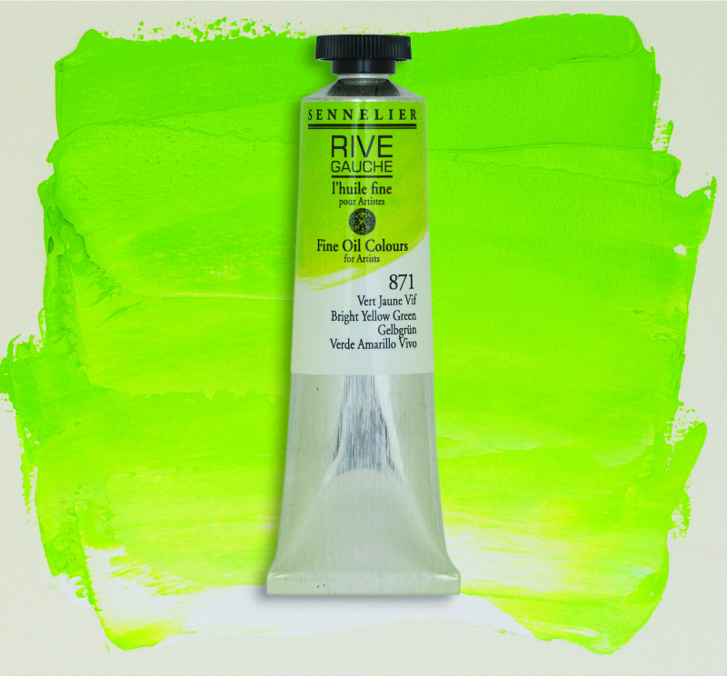 Image of Oljefärg Sennelier Rive Gauche 200ml  Bright Yellow Green 871 130332871 3046450766209