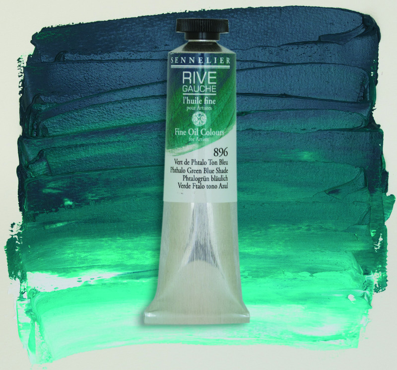 Image of Oljefärg Sennelier Rive Gauche 200ml  Phthalo Green (Blue Shade) 896 130332896 3046450766179