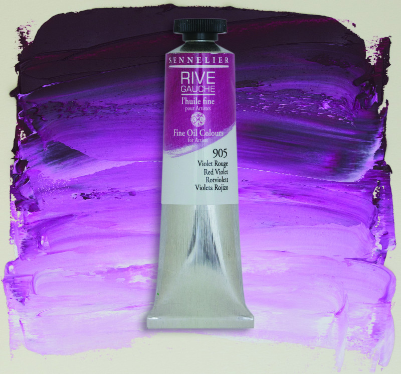 Image of Oljefärg Sennelier Rive Gauche 200ml  Red Violet 905 130332905 3046450766049