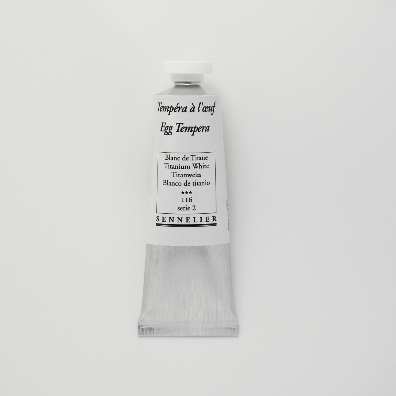 Image of Äggtempera Sennelier 34ml Titanium White - S2 116 (3F) 131006116 3046450332114