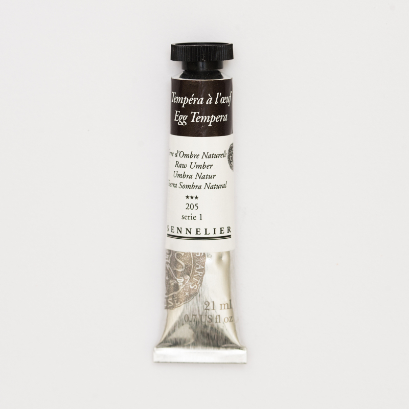Image of Äggtempera Sennelier 21ml Raw umber - S1  205 (3F) 131001205 3046450119975