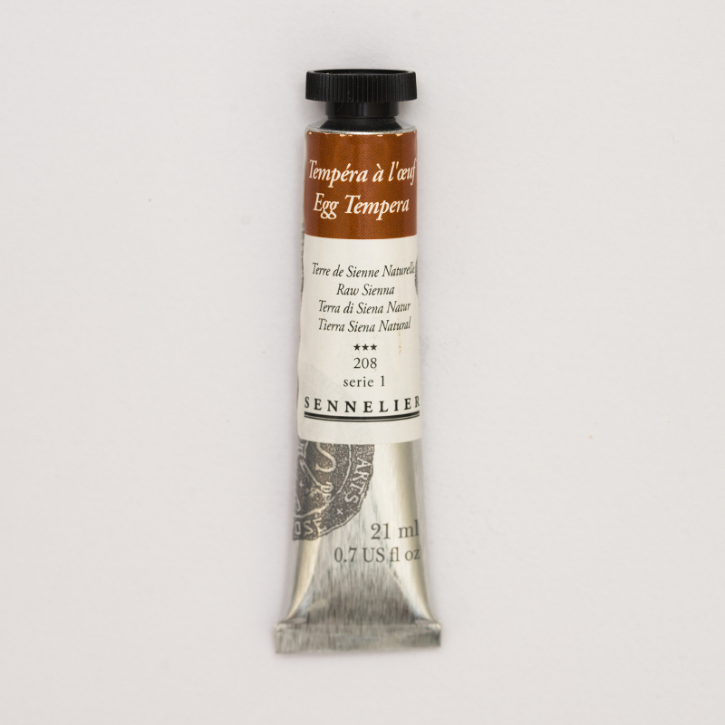Image of Äggtempera Sennelier 21ml Raw sienna - S1  208 (3F) 131001208 3046450119982