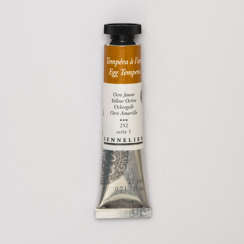 Image of Äggtempera Sennelier 21ml Yellow ochre - S1  252 (3F) 131001252 3046450120001