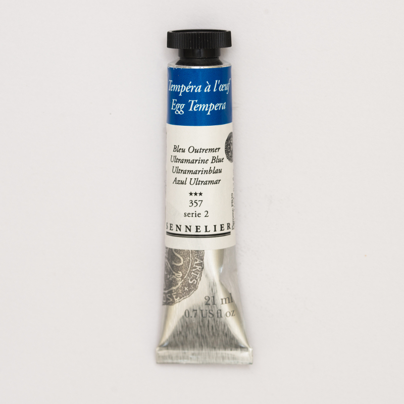 Image of Äggtempera Sennelier 21ml Ultramarine blue - S2  357 (3F) 131001357 3046450189619