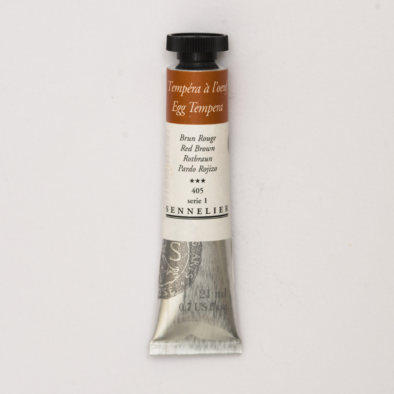 Image of Äggtempera Sennelier 21ml Red brown - S1  405 (3F) 131001405 3046450120018