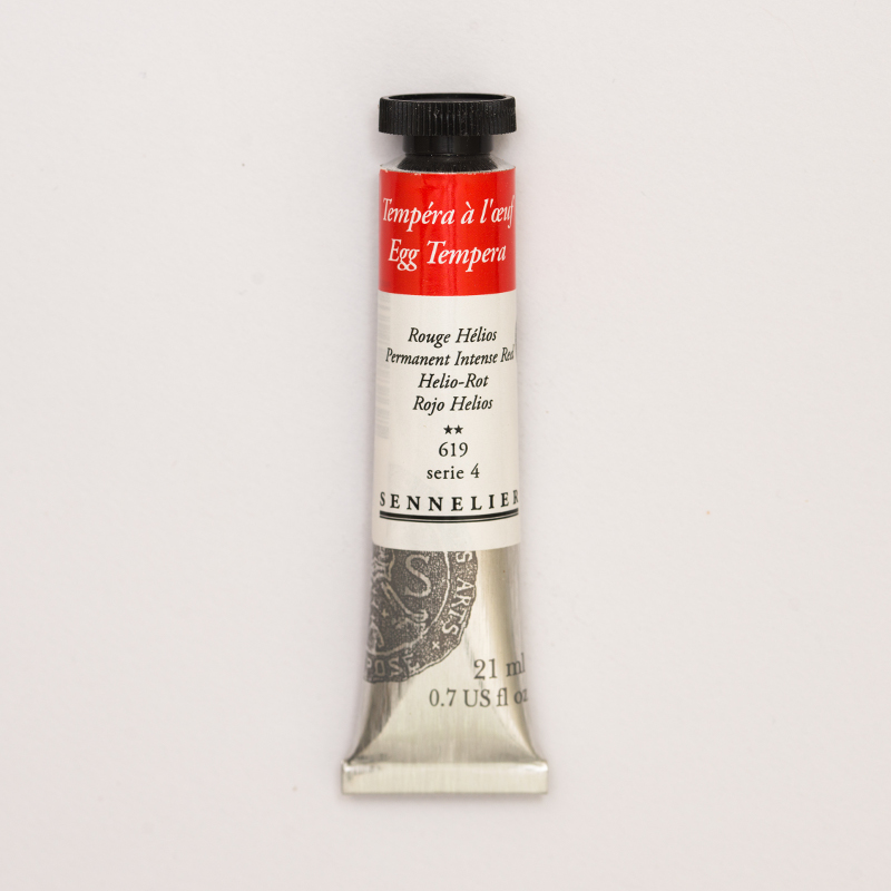 Image of Äggtempera Sennelier 21ml Helios red - S4  619 (3F) 131001619 3046450189695