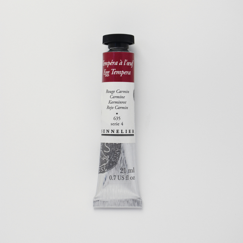 Image of Äggtempera Sennelier 21ml Carmine red - S4  635 (3F) 131001635 3046450189701