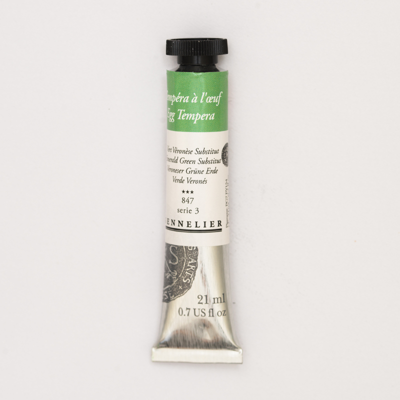 Image of Äggtempera Sennelier 21ml Emerald green - CS3 847 (3F) 131001847 3046450189770