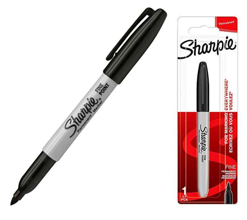 Image of Fiberpenna Sharpie Fine 1-Blister F Black 1985857 3501179858579