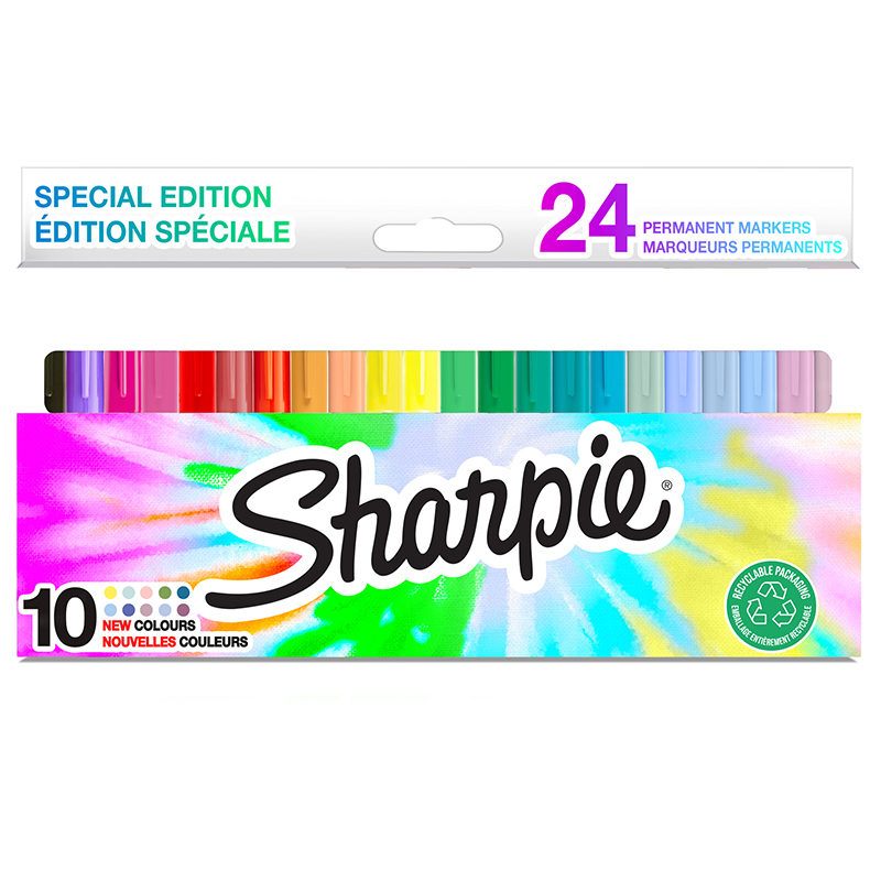 Image of Fiberpennset Sharpie Fine Perm. Market Big Pack 24 sorterade 2180834