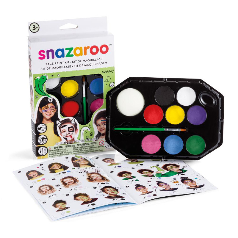 Image of Ansiktskritset Snazaroo FACE PAINT KIT UNISEX NORDIC 3+ 1180136 766416101365