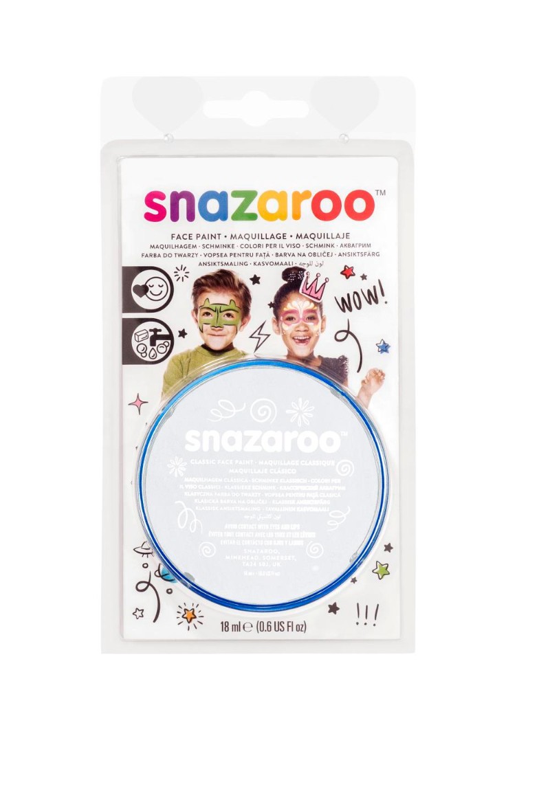 Image of Ansiktsfärg Snazaroo 18ml Blister White (5F) 1119100 766416110008