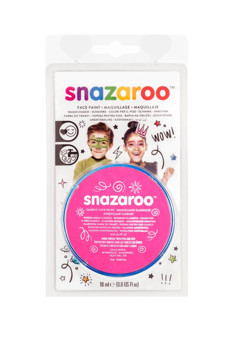 Image of Ansiktsfärg Snazaroo 18ml Blister Bright pink (5F) 1119058 766416110589