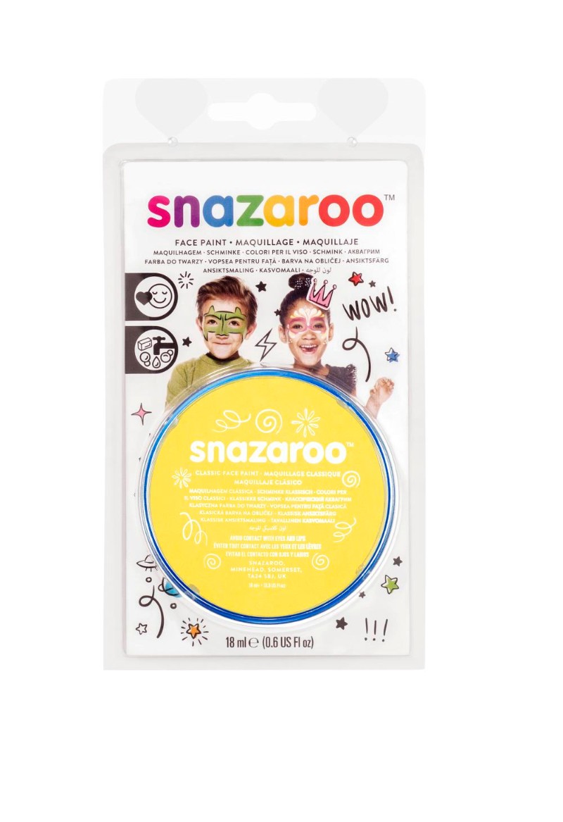 Image of Ansiktsfärg Snazaroo 18ml Blister Bright yellow (5F) 1119222 766416112224
