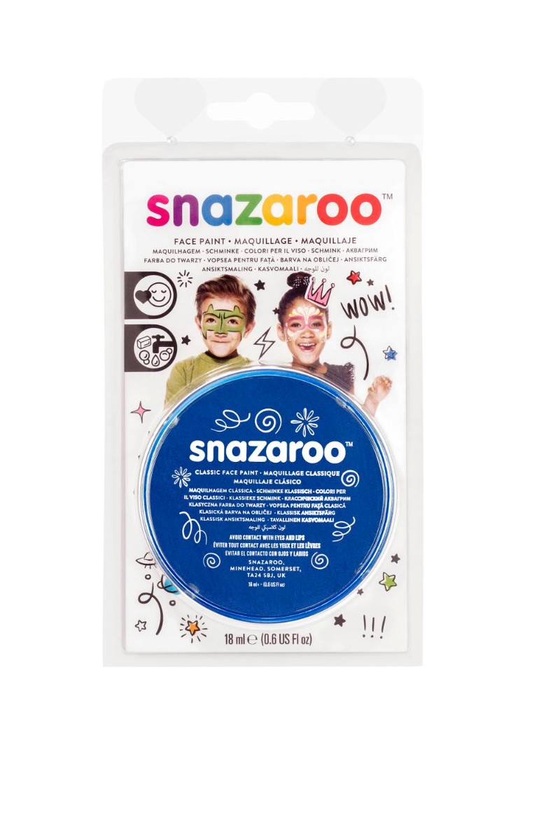 Image of Ansiktsfärg Snazaroo 18ml Blister Royal blue (5F) 1119344 766416113443