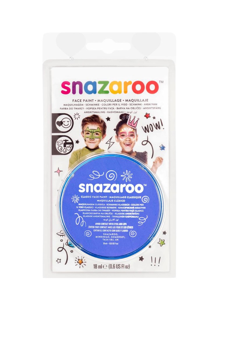 Image of Ansiktsfärg Snazaroo 18ml Blister Sky blue (5F) 1119355 766416113559