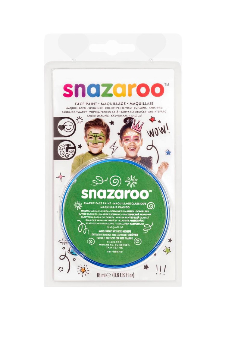 Image of Ansiktsfärg Snazaroo 18ml Blister Grass green (5F) 1119477 766416114778