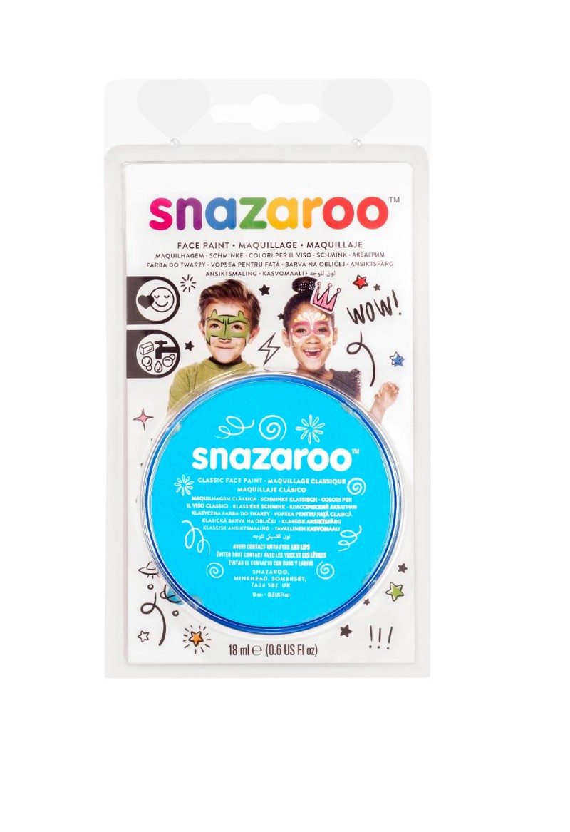 Image of Ansiktsfärg Snazaroo 18ml Blister Turqoise (5F) 1119488 766416114884