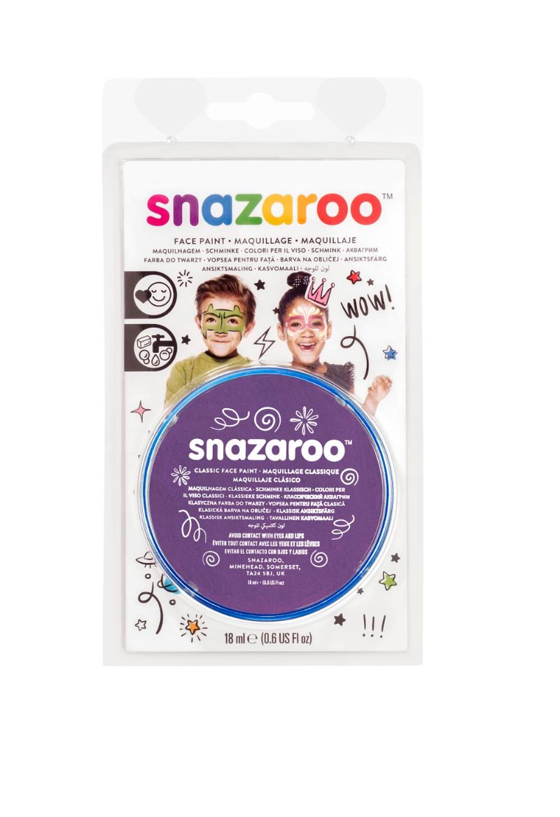 Image of Ansiktsfärg Snazaroo 18ml Blister Purple (5F) 1119888 766416118882