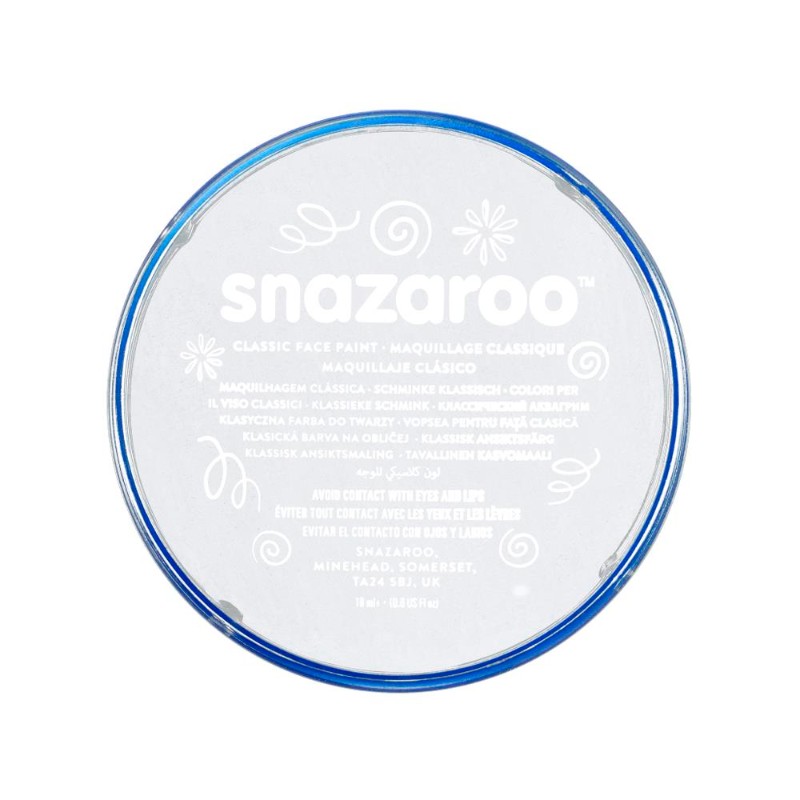 Image of Ansiktsfärg Snazaroo 18ml Puck White (5F) 1118000 766416180001