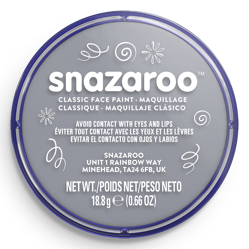Image of Ansiktsfärg Snazaroo 18ml Puck Dark grey     (5F) 1118133 766416181336