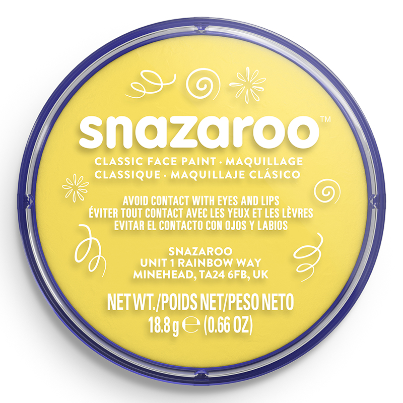 Image of Ansiktsfärg Snazaroo 18ml Puck Bright yellow (5F) 1118222 766416182227