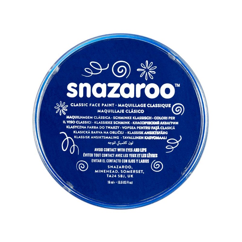 Image of Ansiktsfärg Snazaroo 18ml Puck Dark blue      (5F) 1118333 766416183330