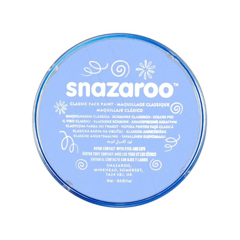Image of Ansiktsfärg Snazaroo 18ml Puck Pale Blue (5F) 1118366 766416183668