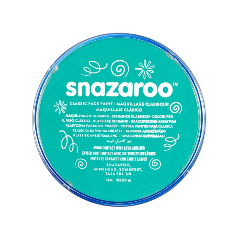 Image of Ansiktsfärg Snazaroo 18ml Puck Sea blue     (5F) 1118377 766416183774