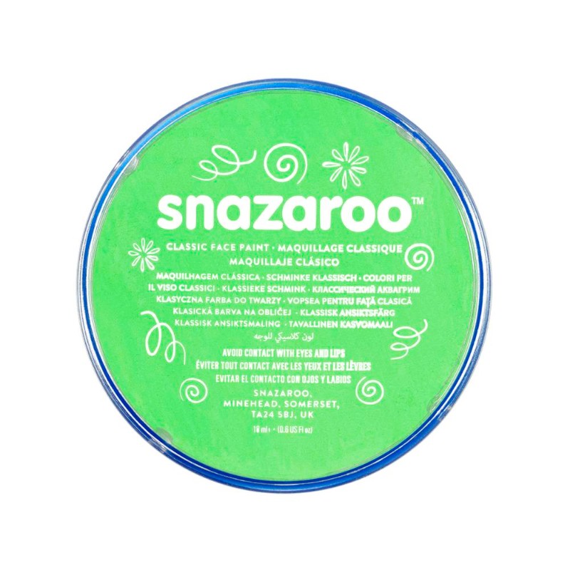 Image of Ansiktsfärg Snazaroo 18ml Puck Lime green     (5F) 1118433 766416184337