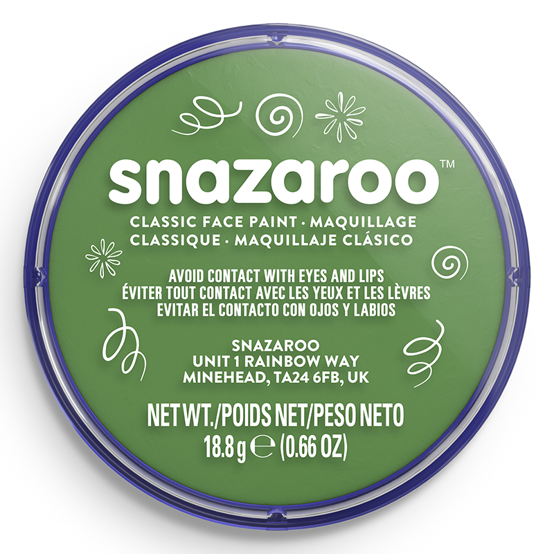Image of Ansiktsfärg Snazaroo 18ml Puck Grass green (5F) 1118477 766416184771