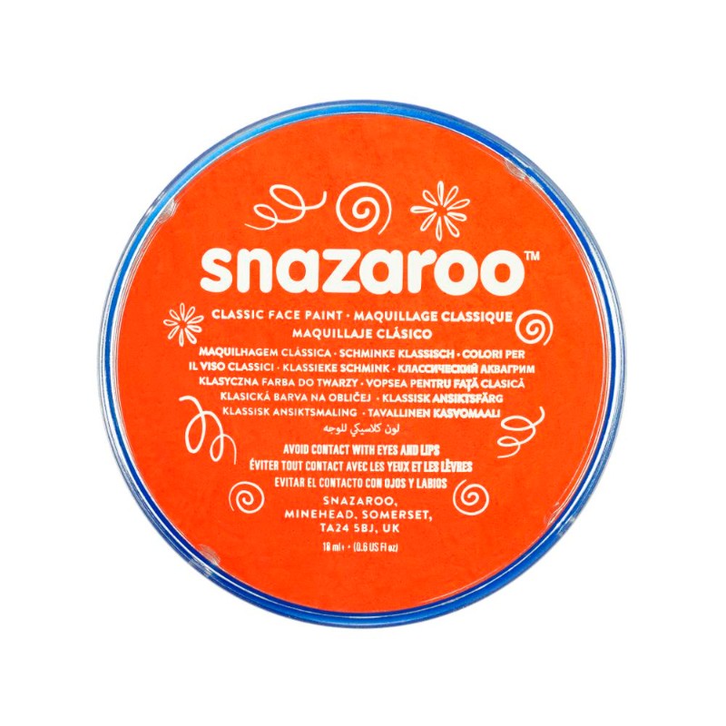 Image of Ansiktsfärg Snazaroo 18ml Puck Dark orange     (5F) 1118552 766416185525