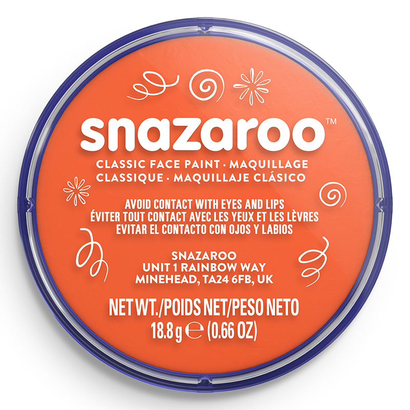 Image of Ansiktsfärg Snazaroo 18ml Puck Orange (5F) 1118553 766416185532