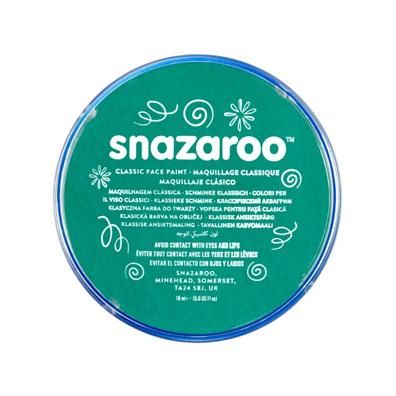 Image of Ansiktsfärg Snazaroo 18ml Puck Teal     (5F) 1118617 766416186171