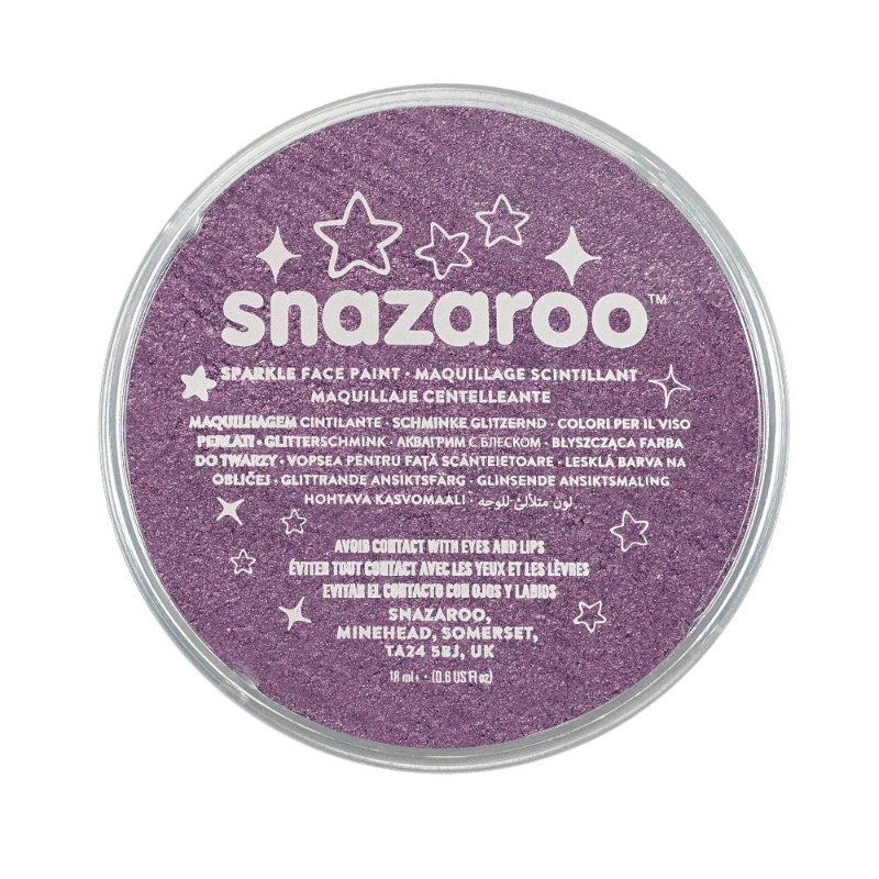 Image of Ansiktsfärg Snazaroo 18ml Puck Skimrande Sparkle Lilac   (5F) 1118871 766416188717