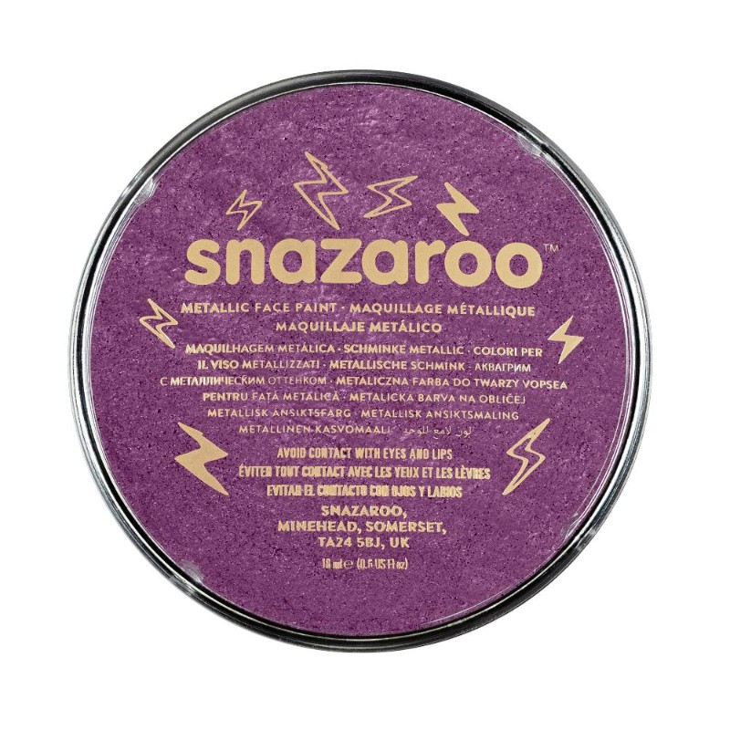 Image of Ansiktsfärg Snazaroo 18ml Puck Metallic Electric purple   (5F) 1118881 766416188816