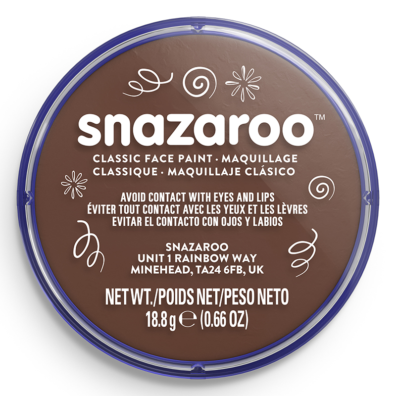 Image of Ansiktsfärg Snazaroo 18ml Puck Light brown (5F) 1118988 766416189882