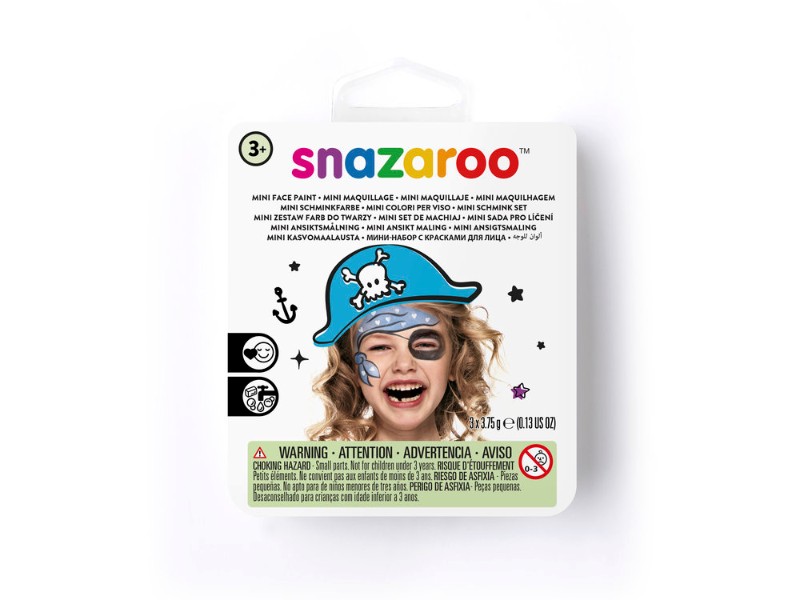Image of Ansiktsfärgset Snazaroo Mini Face Paint Blue Pirate Universal 1172080 766416288288