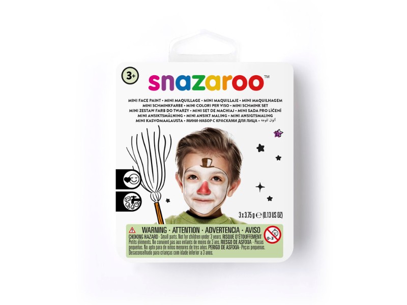 Image of Ansiktsfärgset Snazaroo Mini Face Paint Snow Man Universal 1172084 766416288325