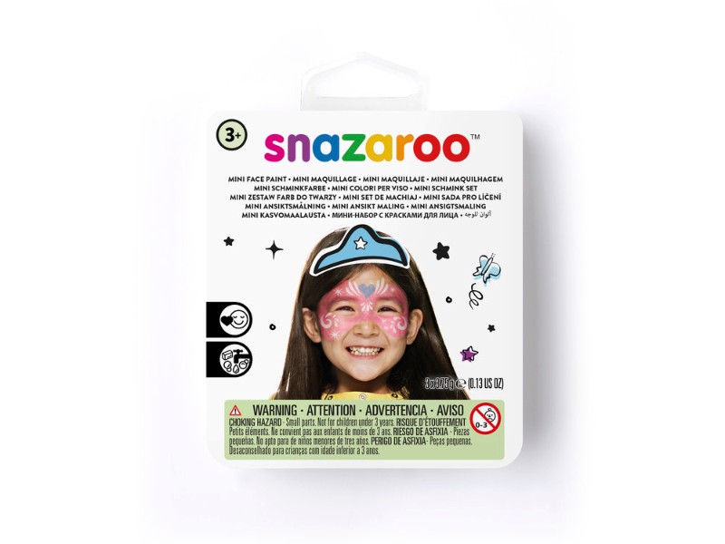 Image of Ansiktsfärgset Snazaroo Mini Face Paint Festive Mask Universal 1172088 766416288363
