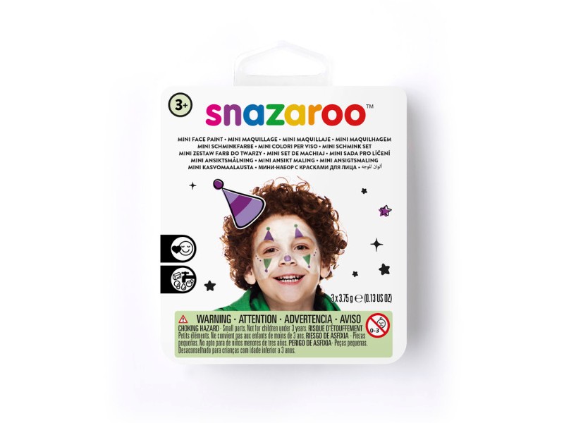 Image of Ansiktsfärgset Snazaroo Mini Face Paint Jester Universal 1172089 766416288370