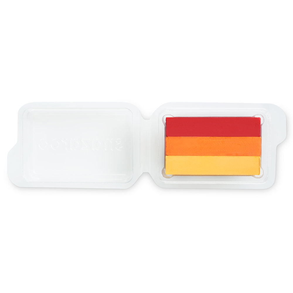 Image of Ansiktsfärgset Snazaroo 3-Colour Split Cake 28g - Tiger 1117000 766416323002