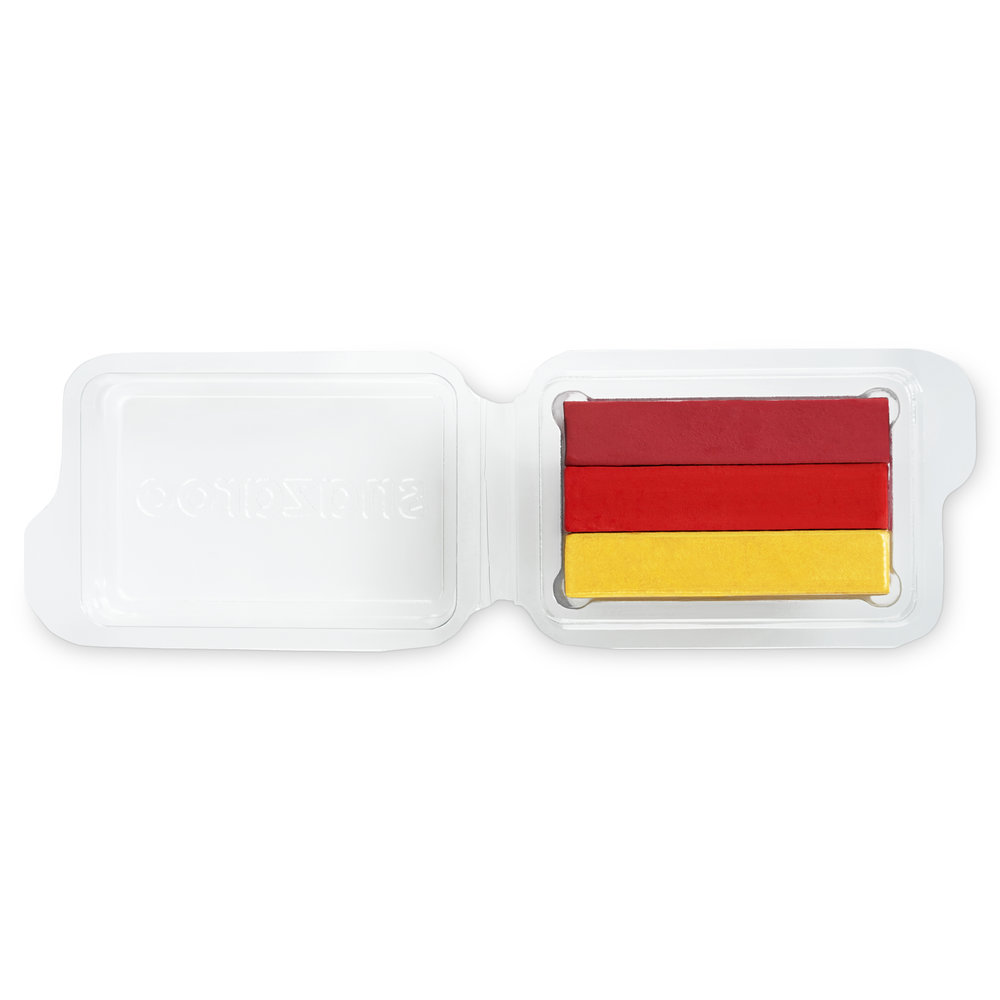 Image of Ansiktsfärgset Snazaroo 3-Colour Split Cake 28g - Festive 1117004 766416323040