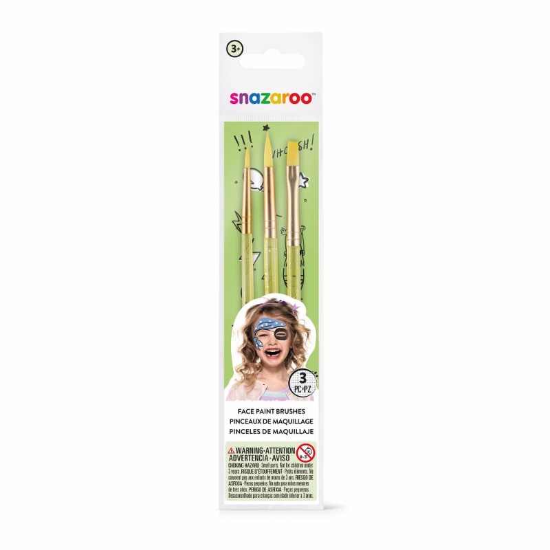 Image of Ansiktspenselset Snazaroo Makeup-penslar 3 st i set 1192505 766416405005