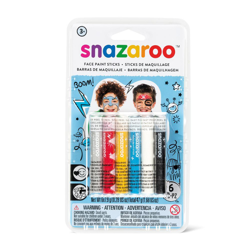 Image of Ansiktskritset Snazaroo Boys Nordic (6F) 1172021 766416496584