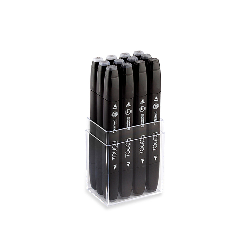 Image of Touch Twin Marker 12 Set [Cool Grey] 1101203 8809309663402