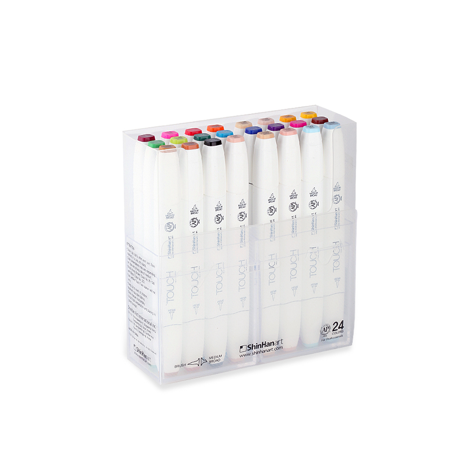 Image of Touch Twin 24 BRUSH Marker Set 1212400 8809326960379