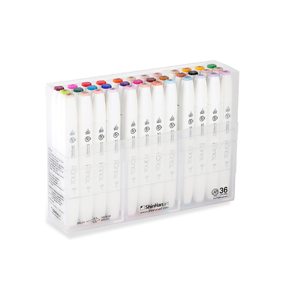 Image of Touch Twin 36 BRUSH Marker Set 1213600 8809309666861