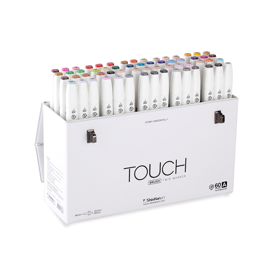 Image of Touch Twin 60 BRUSH Marker Set [A] 1216030 8809309666878